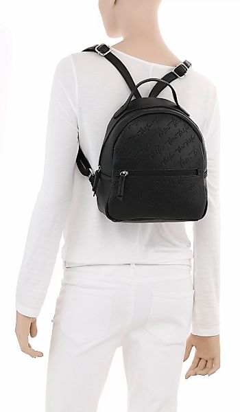TOM TAILOR Rucksack "Denice", aus glattem Lederimitat mit toller Logoprägun günstig online kaufen