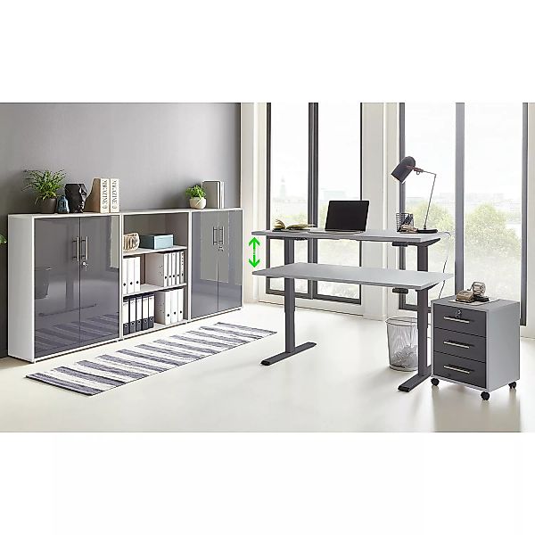 BMG Möbel Büromöbel-Set "Tabor", (Set, 5 tlg.), mit elektrisch höhenverstel günstig online kaufen