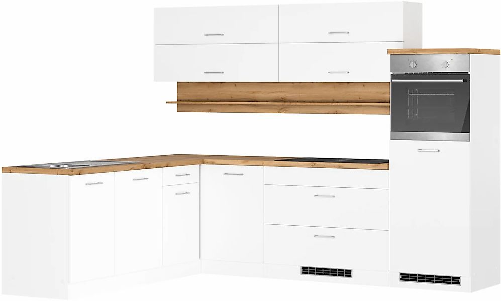 KOCHSTATION Winkelküche "KS-Milan", Stellbr.270/220 cm, wahlweise mit E-Ger günstig online kaufen
