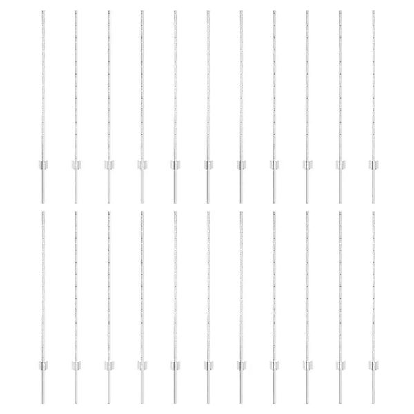 vidaXL Zaunpfosten 22 Stk Silber 160 cm Stahl 3335956 günstig online kaufen