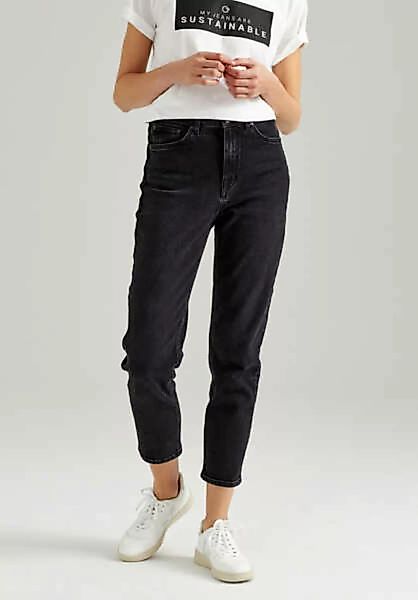 Damen Mom Cropped Jeans Aus Biobaumwoll-mix günstig online kaufen