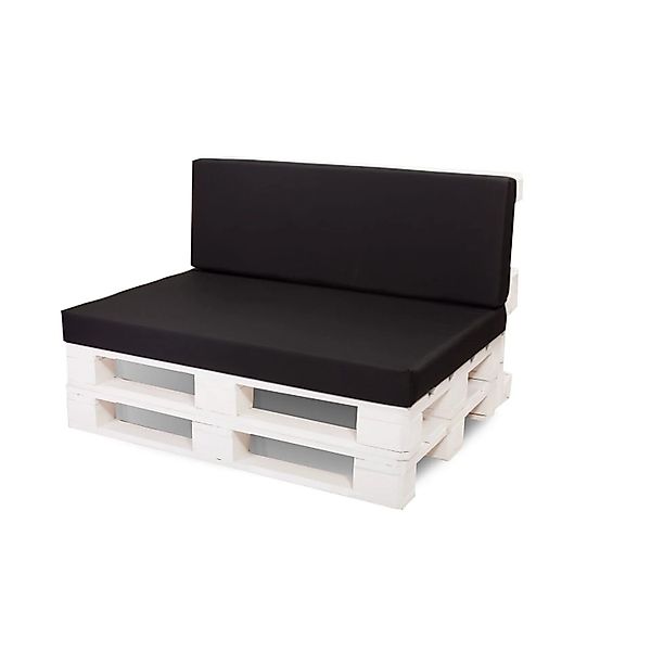 Setgarden Flat Set Palettenkissen 120x50x10cm Sitzkissen + Rückenkissen 120 günstig online kaufen