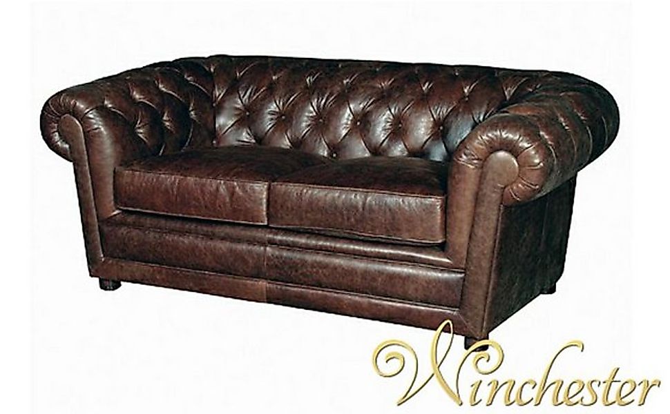 JVmoebel Sofa Chesterfield Kunstleder Polster Sofa 2 Sitzer Luxus Couch Kla günstig online kaufen