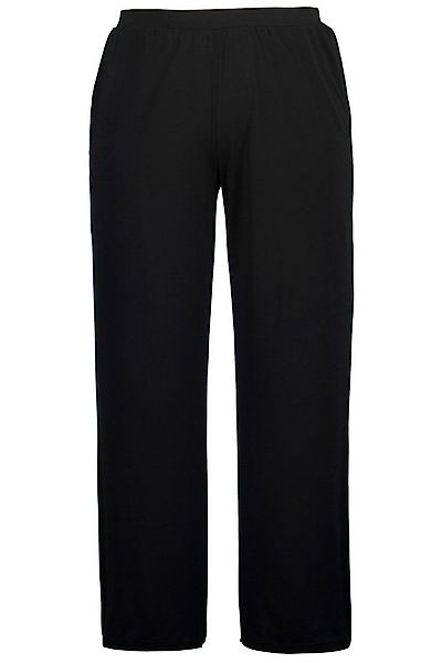 Ulla Popken Schlupfhose Hose Jersey weites Bein Elastikbund günstig online kaufen