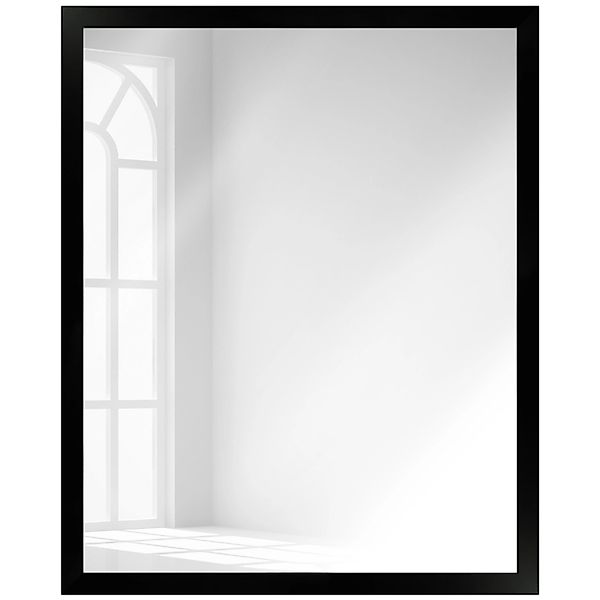 WANDStyle Wandspiegel H960, Schwarz, aus Massivholz günstig online kaufen