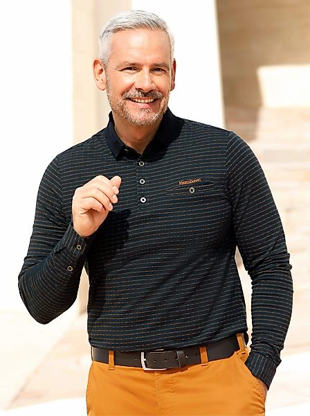 Marco Donati Poloshirt "Langarm-Shirt", (1 tlg.) günstig online kaufen
