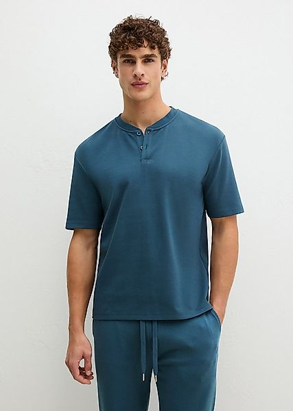Marc O'Polo Pyjamaoberteil Mix N Match Interlock (3er Pack) mit Rundhalsaus günstig online kaufen