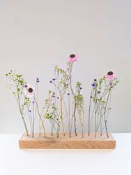 Trockenblume FlowerBar "Fliederleicht", Holzleiste mit Trockenblumen günstig online kaufen