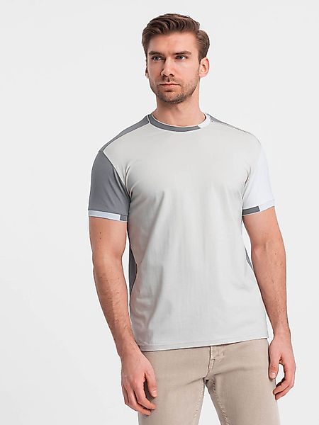 OMBRE T-Shirt Herren-T-Shirt aus Elastan mit günstig online kaufen