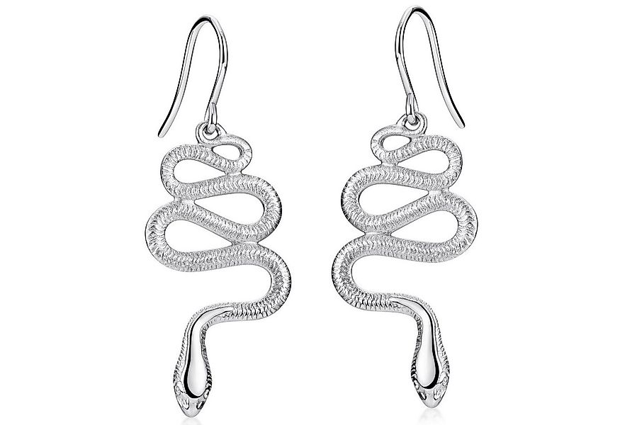 Materia Paar Ohrhänger Damen Schlange Hochglanz SO-193, 925 Sterling Silber günstig online kaufen