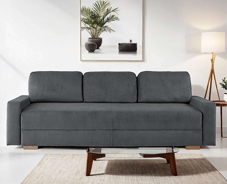 INOSIGN 3-Sitzer SHERIDIAN Schlafsofa mit Bettkasten, günstig online kaufen