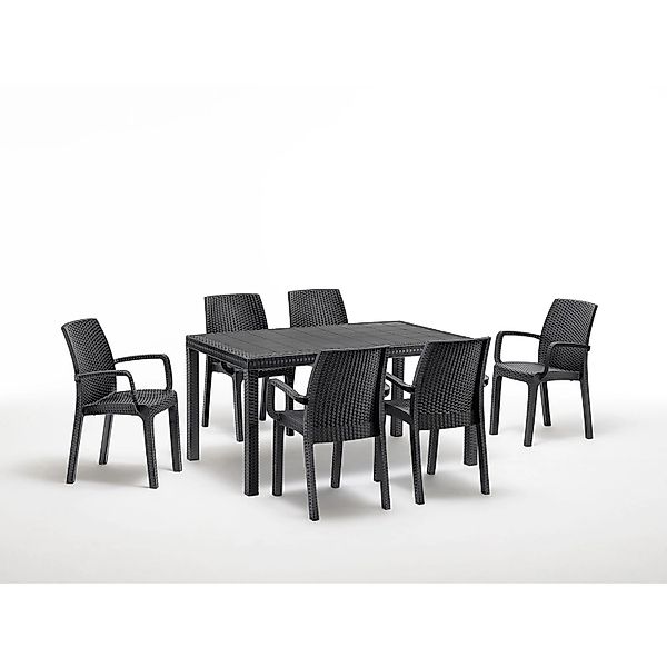 Bica Gartenlounge-Set Gastro Essgruppe Verona Esstisch günstig online kaufen