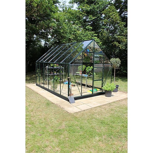 Halls Gewächshaus Universal 128 Grün 9,9 m² günstig online kaufen