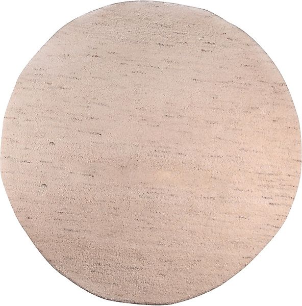 THEKO Wollteppich »Maloronga Uni«, rund, 24 mm Höhe, echter Berber Teppich, günstig online kaufen