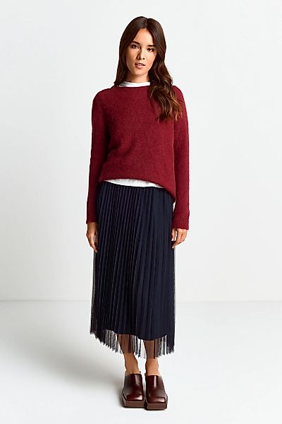 RICHROYAL Strickpullover Cozy Crew neck mti U-Boot-Ausschnitt günstig online kaufen