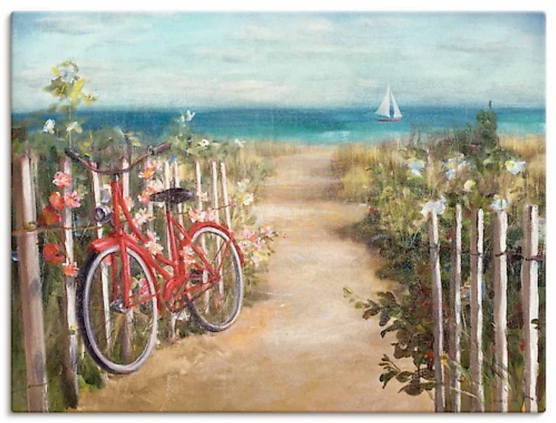 Artland Wandbild »Sommerfahrt« Fahrräder 1 Stk. tlg. als Leinwandbild, Post günstig online kaufen