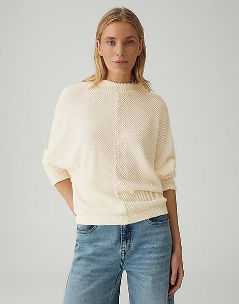 OPUS Sweatshirt GALTERA mit gerippter Textur Weite Passform, schmal zulaufe günstig online kaufen