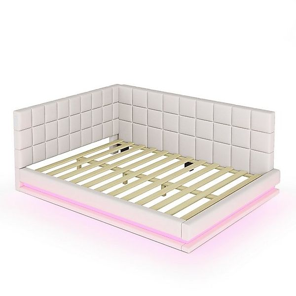 Gotagee Polsterbett Schlafsofa Multifunktionsbett USB Lattenrost Samtstoff günstig online kaufen