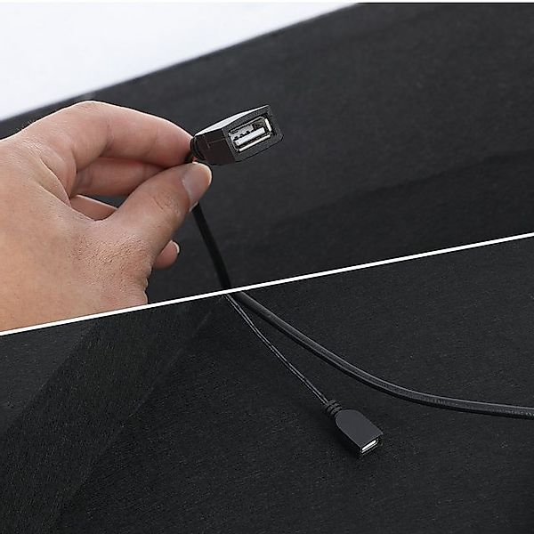 LOVONLIVE Polsterbett Doppelbett Polsterbett mit LED & Stauraum Hydraulisch günstig online kaufen