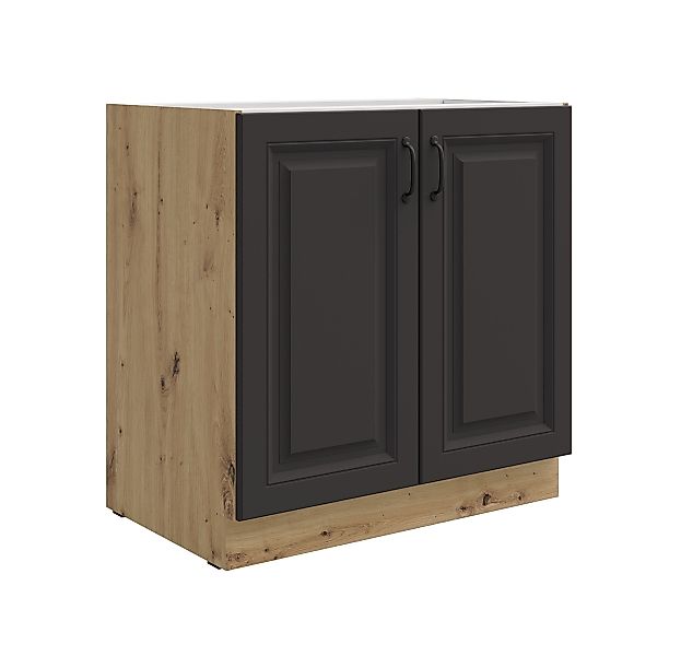 Küchen-Preisbombe Unterschrank 80 cm Küche Grau günstig online kaufen