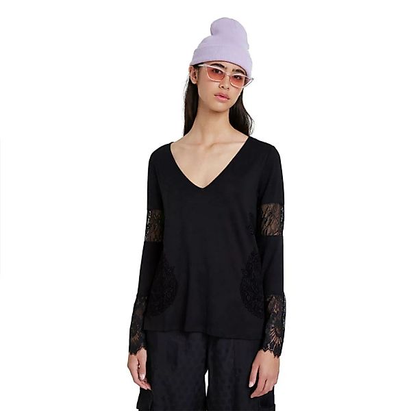 Desigual Amelia Langarm-t-shirt XS Black günstig online kaufen