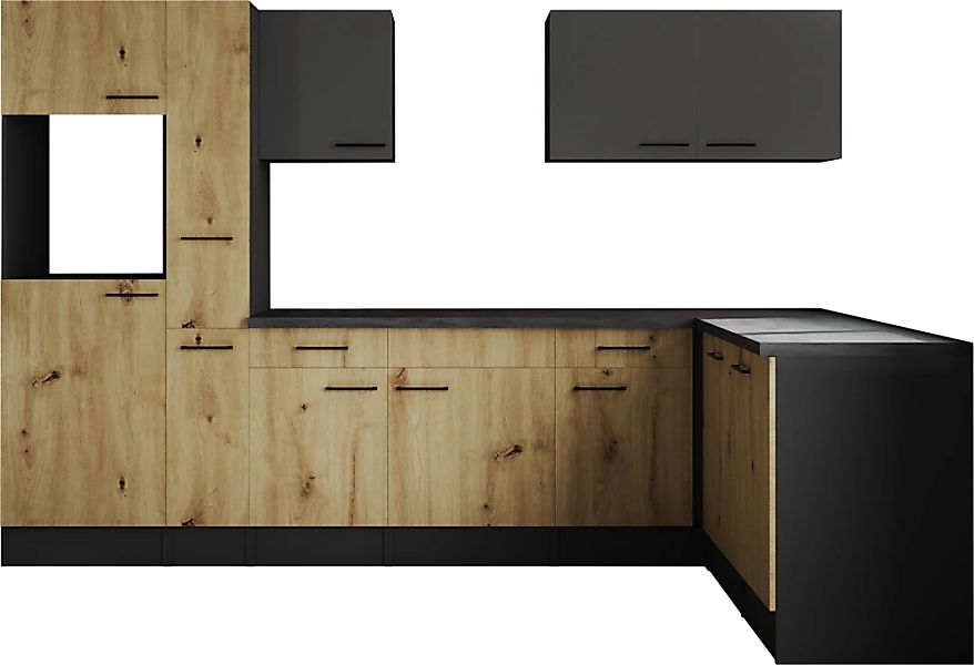 RESPEKTA Winkelküche "Oliver" Breite 310 cm, 90 cm Arbeitshöhe, in exklusiv günstig online kaufen