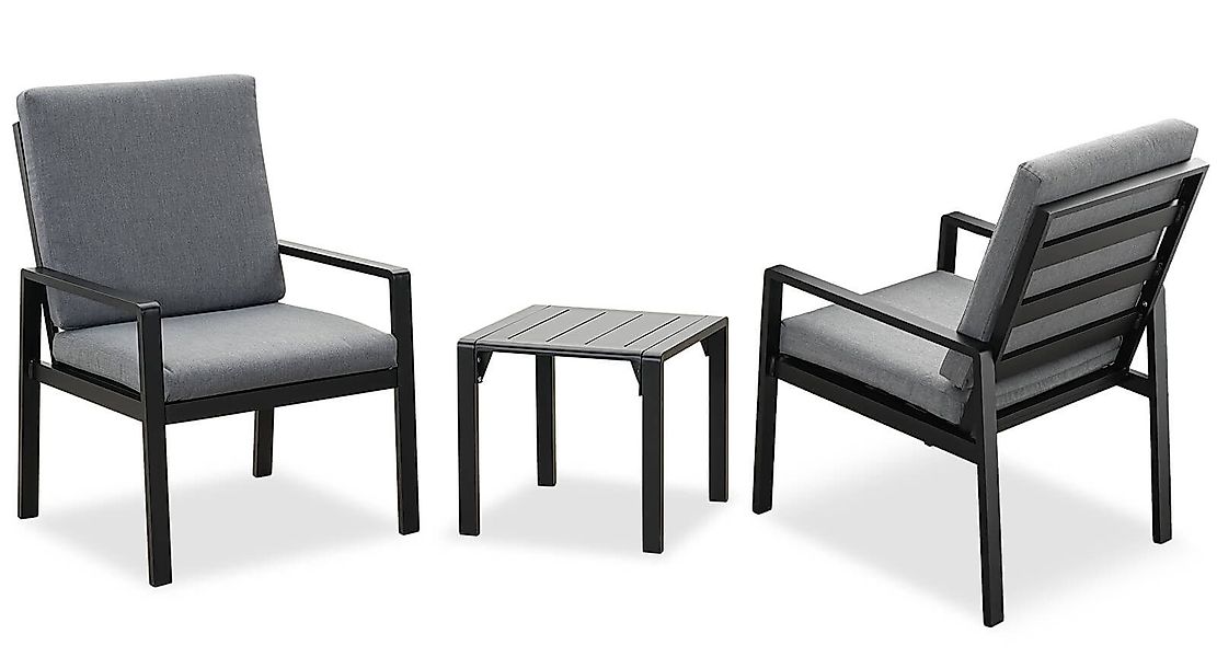 MeXo Gartenlounge-Set SGS zertifiziert, Aluminium Gartenmöbel-Set, günstig online kaufen