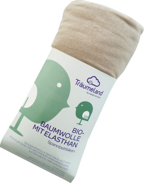 Träumeland Spannbettlaken "Spannbettlaken Bio-Baumwolle" mit Elasthan günstig online kaufen