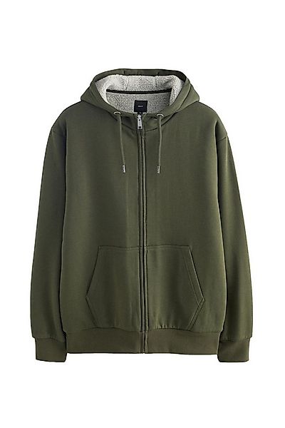 Next Fleecejacke Kapuzenjacke mit Borg-Futter (1-St) günstig online kaufen