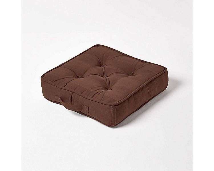 Homescapes Bodenkissen Sitzkissen Stuhlkissen Rajput braun günstig online kaufen