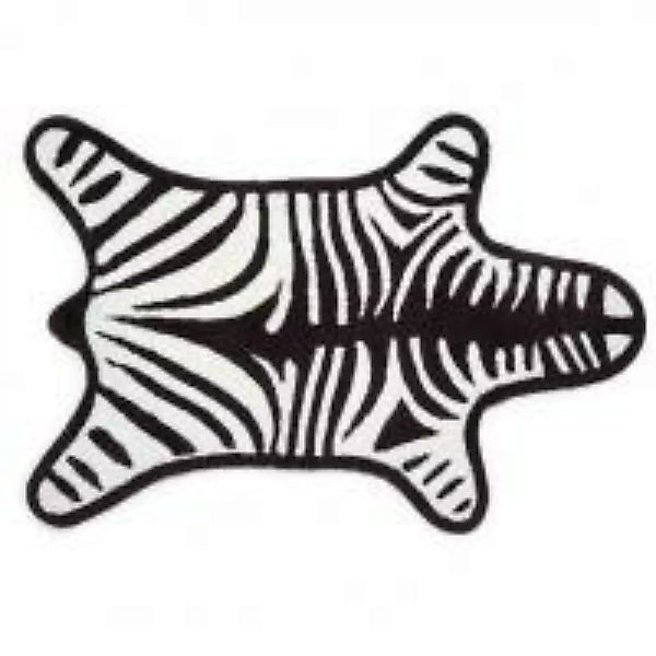 Badematte Zebra, schwarz günstig online kaufen