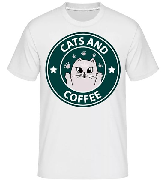 Cats And Coffee · Shirtinator Männer T-Shirt günstig online kaufen