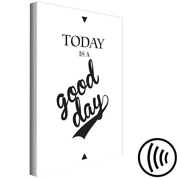Leinwandbild Today Is a Good Day (1 Part) Vertical XXL günstig online kaufen
