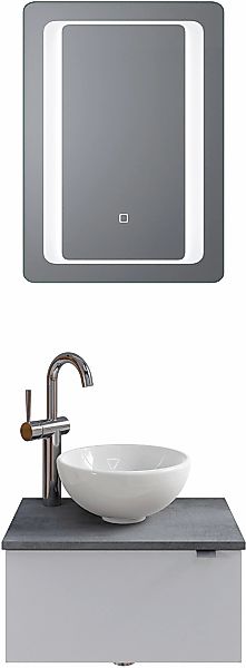 Saphir Badmöbel-Set "Serie 6915" 4 Stk. tlg. Gäste-Bad, 51 cm breit, mit LE günstig online kaufen