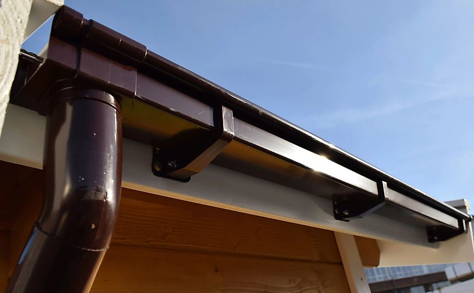 Kastenrinnen-Set für Satteldachhäuser bis 600 cm Dachlänge günstig online kaufen