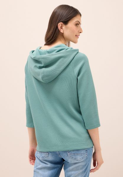 CECIL Kapuzenshirt mit Materialmix günstig online kaufen