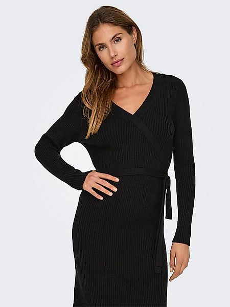 ONLY Strickkleid ONLVENLO L/S RIB WRAP DRESS RP KNT günstig online kaufen