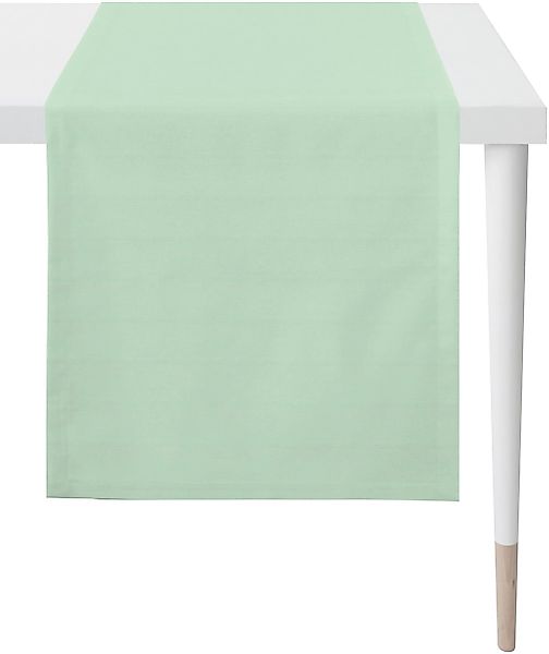 APELT Tischläufer "4362 Rips-Uni" UNI-BASIC günstig online kaufen