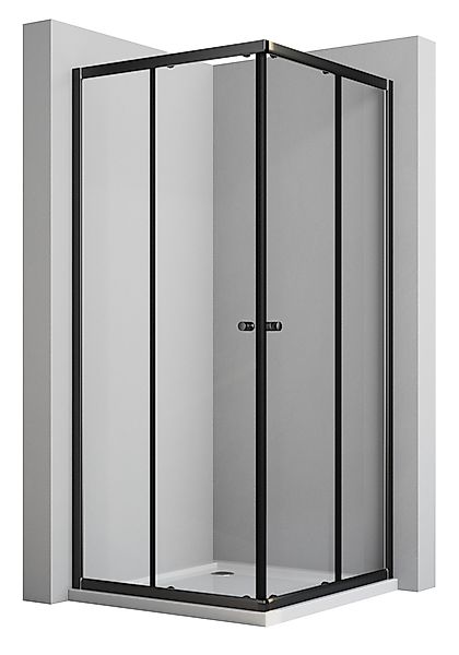 Boromal Eckdusche Duschkabine 75x90 90x75 Schiebetür günstig online kaufen