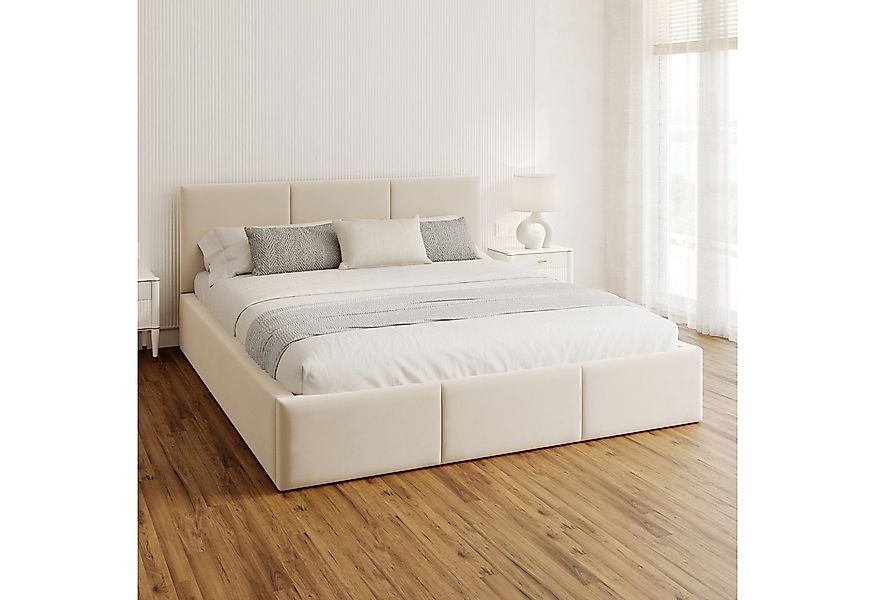 FDM Polsterbett AMBER modern mit Bettkasten MADE IN EU - mit hochwertigem P günstig online kaufen