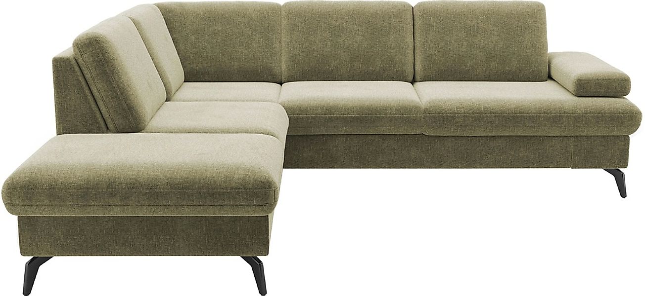 sit&more Ecksofa "Morris Jubi L-Form", inkl. Armteilfunktion und 1 Zierkiss günstig online kaufen