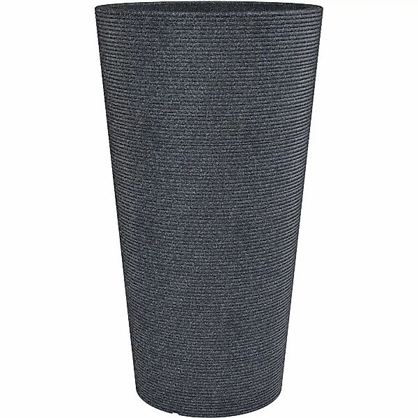 Scheurich Pflanzgefäß Cana High Ø 28,5 cm x 55 cm Schwarz Granit günstig online kaufen