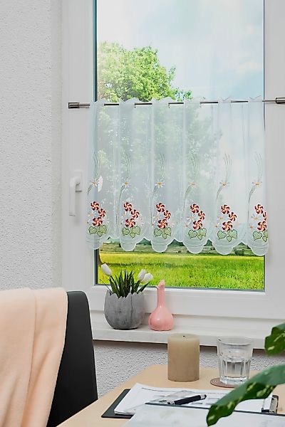 Stickereien Plauen Panneaux "Klara" Stangendurchzug 1 Stk. tlg. günstig online kaufen