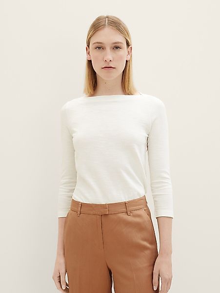 TOM TAILOR 3/4-Arm-Shirt Basic Longsleeve mit günstig online kaufen