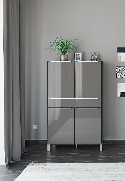 set one by Musterring Highboard "Reno" 1 Stk. tlg. Mit Vierkantfuß in diver günstig online kaufen