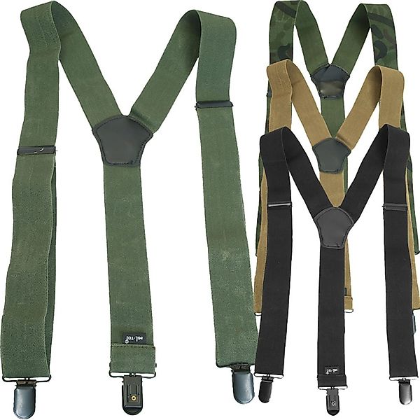 Mil-Tec Ledergürtel Hosenträger mit Clip günstig online kaufen
