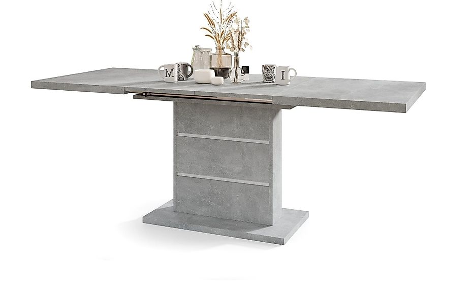 Mazzoni Esstisch Design Piano Tisch Beton günstig online kaufen