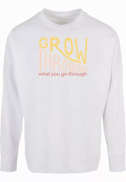 Merchcode Longsleeve Merchcode Herren Spring - Grow through 2 Oversized Lon günstig online kaufen