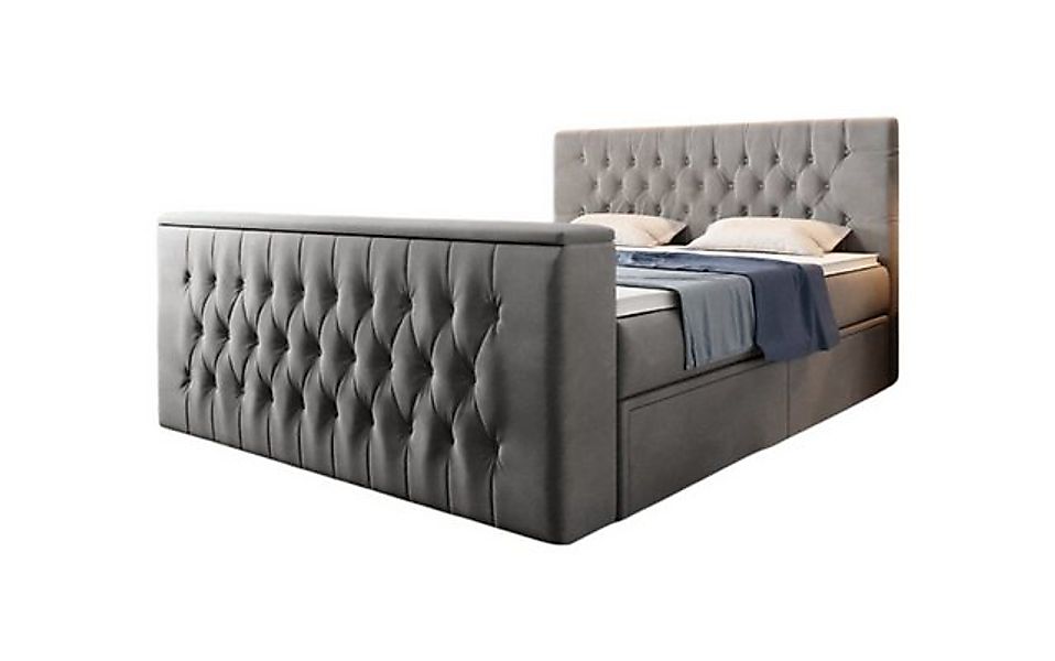 Luxusbetten24 Boxspringbett Vulnero, mit TV Lift günstig online kaufen