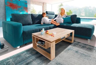 Jockenhöfer Gruppe Ecksofa "Orlando L-Form" mit Bettfunktion, Bettkasten un günstig online kaufen